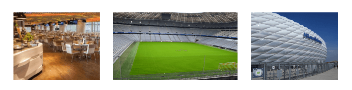 Amazing conference venues in football stadiums